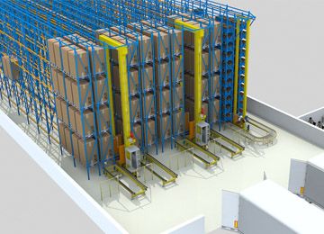 智能重型立体仓库货架能搭建在室外吗？【易达货架】